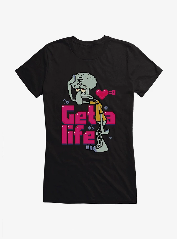 SpongeBob SquarePants Get A Life Squidward Girls T-Shirt