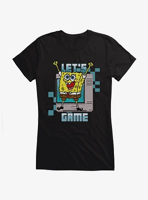 SpongeBob SquarePants Let's Game Girls T-Shirt