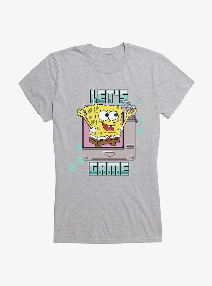 SpongeBob SquarePants Lets Game Spatula Girls T-Shirt