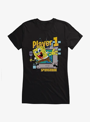 SpongeBob SquarePants Player 1 Girls T-Shirt