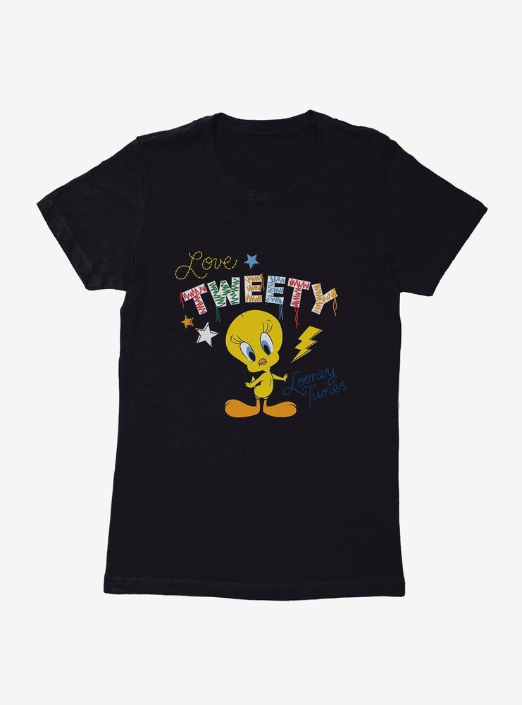 Looney Tunes Love Tweety Womens T-Shirt