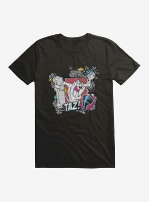 Looney Tunes Taz Tornado Doodle T-Shirt