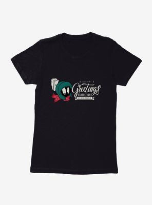 Looney Tunes Seasons Greetings Earthlings Womens T-Shirt