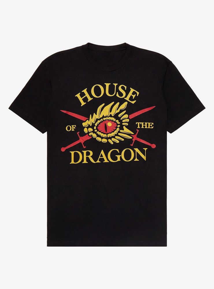 Game of Thrones House the Dragon Eye Crest T-Shirt - BoxLunch Exclusive