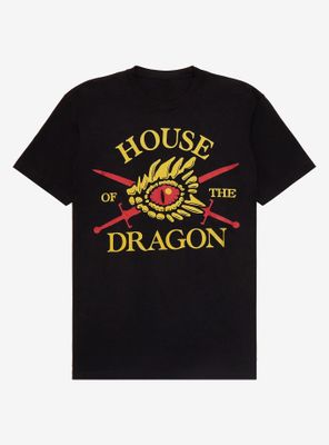 Game of Thrones House the Dragon Eye Crest T-Shirt - BoxLunch Exclusive