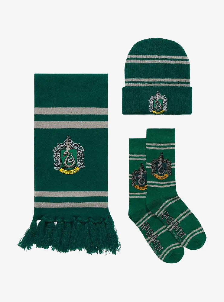 Harry Potter Slytherin Crest Scarf Set