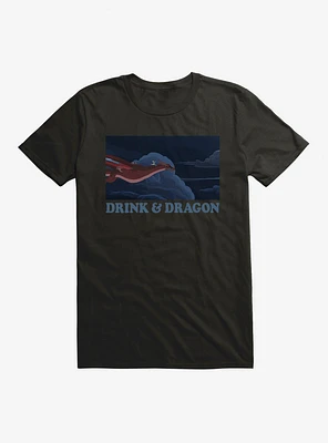 Rick And Morty Drink Dragon T-Shirt