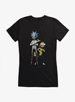 Rick And Morty Pose FIgures Girls T-Shirt