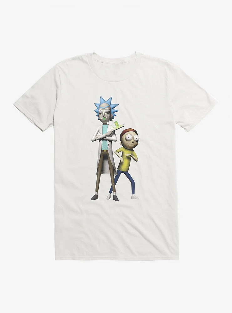 Rick And Morty Pose FIgures T-Shirt