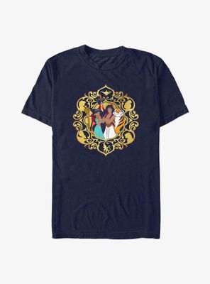 Disney Aladdin 30th Anniversary Group Together Framed T-Shirt