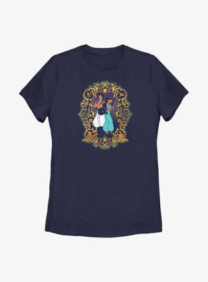 Disney Aladdin 30th Anniversary & Jasmine Frame Womens T-Shirt
