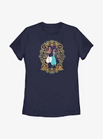 Disney Aladdin 30th Anniversary & Jasmine Frame Womens T-Shirt