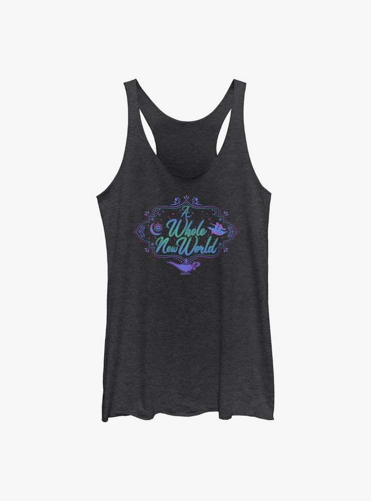 Disney Aladdin 30th Anniversary A Whole New World Womens Tank Top