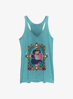 Disney Aladdin 30th Anniversary Jasmine Badge Womens Tank Top