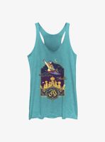 Disney Aladdin 30th Anniversary & Jasmine Flying Carpet Womens Tank Top