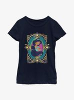 Disney Aladdin 30th Anniversary Jasmine Badge Youth Girls T-Shirt