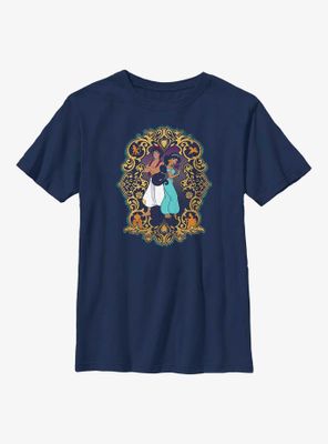Disney Aladdin 30th Anniversary & Jasmine Frame Youth T-Shirt