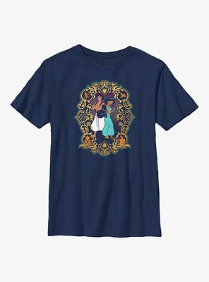 Disney Aladdin 30th Anniversary & Jasmine Frame Youth T-Shirt