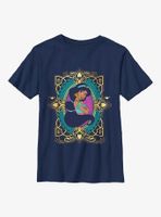 Disney Aladdin 30th Anniversary Jasmine Badge Youth T-Shirt