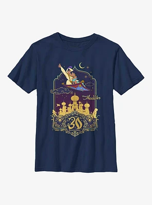 Disney Aladdin 30th Anniversary & Jasmine Flying Carpet Youth T-Shirt