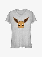 Pokemon Eevee Face Girls T-Shirt