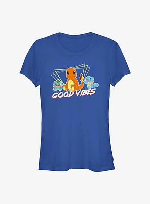 Pokemon Good Vibes Starters Girls T-Shirt