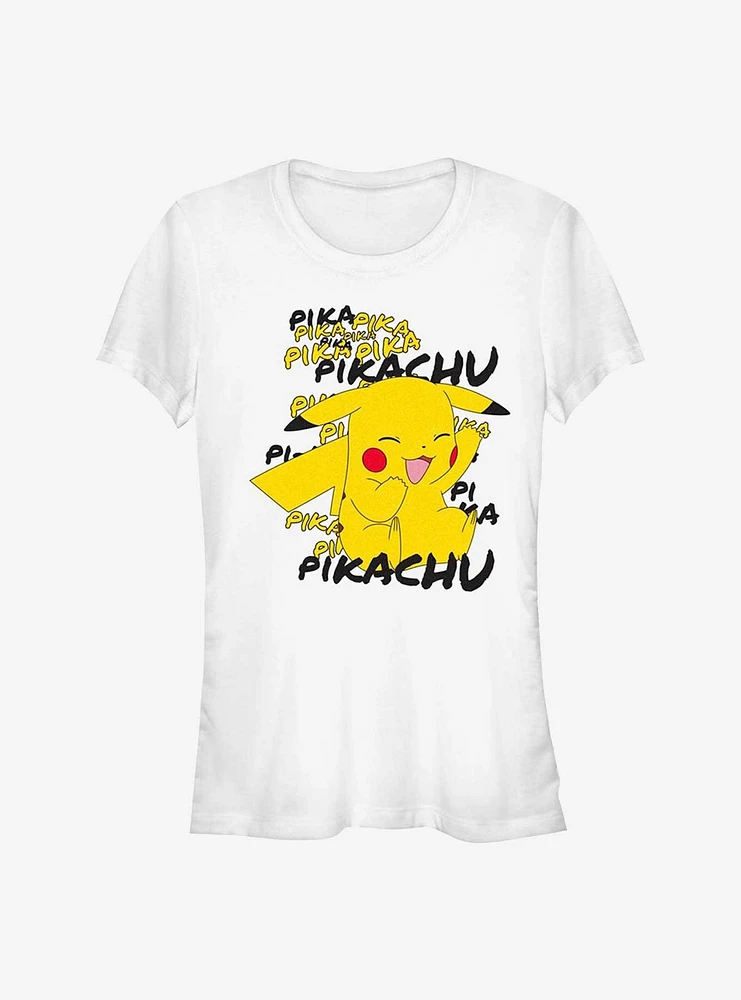 Pokemon Pikachu Cracks A Joke Girls T-Shirt
