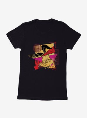 Looney Tunes Bugs Bunny Collage Womens T-Shirt