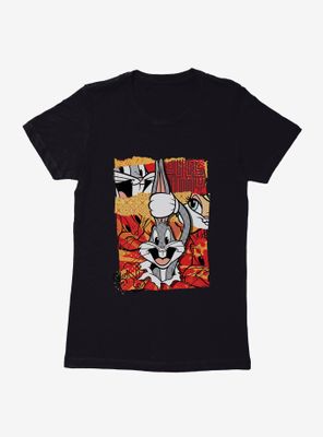 Looney Tunes Pulled Bugs Bunny Womens T-Shirt