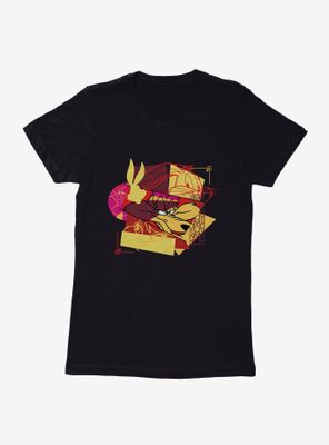 Looney Tunes Wile E. Coyote Bugs Bunny Collage Womens T-Shirt