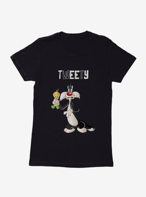 Looney Tunes Sylvester Catching Tweety Womens T-Shirt