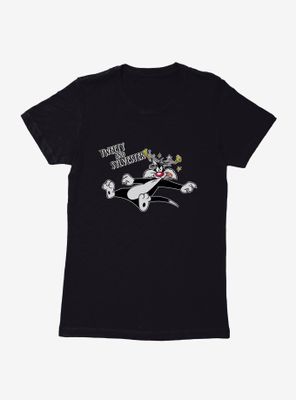 Looney Tunes Tweety And Dizzy Sylvester Womens T-Shirt