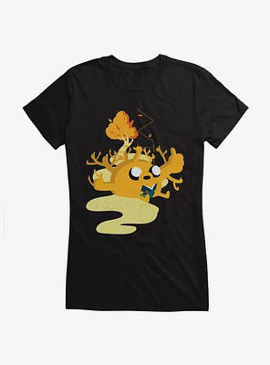 Adventure Time Jake Chillin Girls T-Shirt