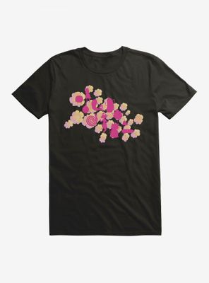 Adventure Time Silhouette Flowers T-Shirt
