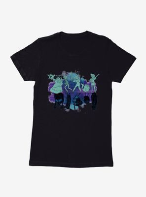 Adventure Time Upside Down Shadows Womens T-Shirt