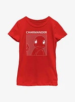 Pokémon Charmander Comic Box Youth Girls T-Shirt