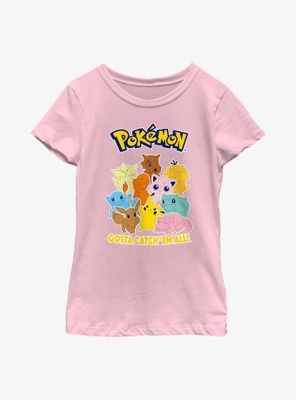Pokémon Gotta Catch 'Em All! Youth Girls T-Shirt