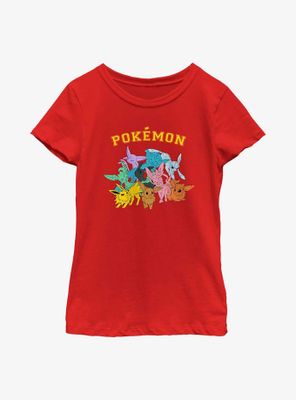 Pokémon Gotta Catch Eeveelutions Youth Girls T-Shirt