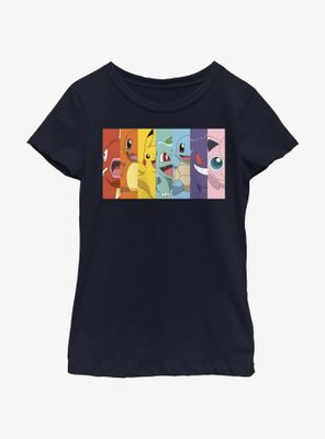 Pokémon Poke Rainbow Youth Girls T-Shirt