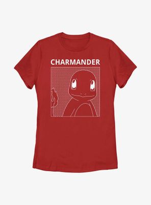 Pokémon Charmander Comic Box Womens T-Shirt