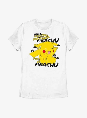 Pokémon Pikachu Cracks A Joke Womens T-Shirt