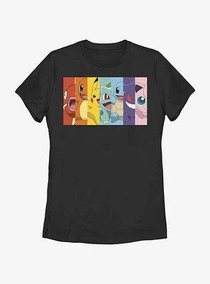 Pokémon Poke Rainbow Womens T-Shirt
