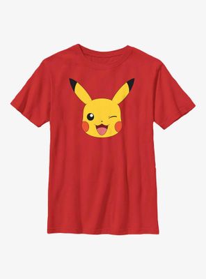 Pokémon Pikachu Big Face Youth T-Shirt