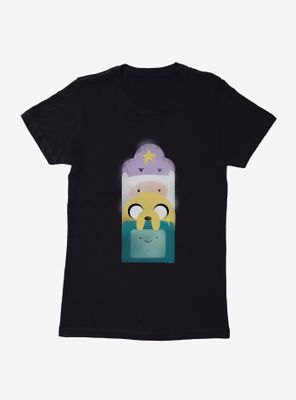Adventure Time Characters Stack Womens T-Shirt