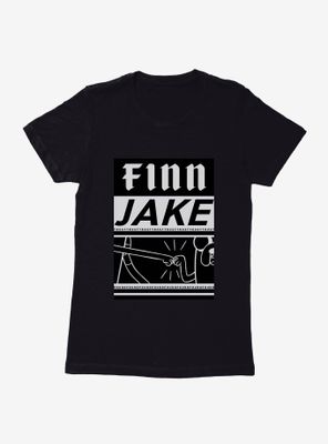 Adventure Time Finn Jake Pound Womens T-Shirt