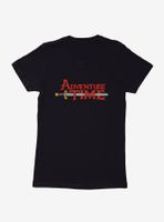Adventure Time Logo Sword Womens T-Shirt
