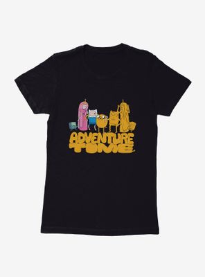 Adventure Time Yellow Shadows Womens T-Shirt