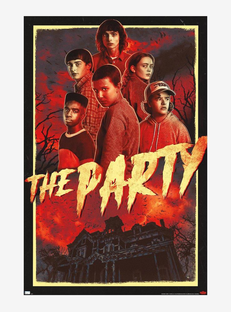 Stranger Things The Party Poster