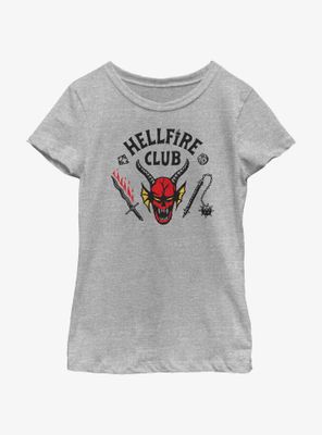 Stranger Things Hellfire Club Youth Girls T-Shirt