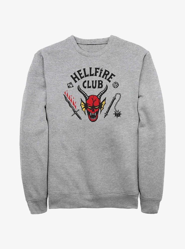 Stranger Things Hellfire Club Logo Sweatshirt